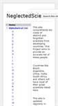Mobile Screenshot of neglectedscience.com